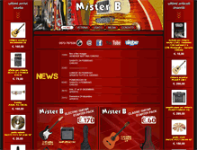 Tablet Screenshot of misterbshop.it